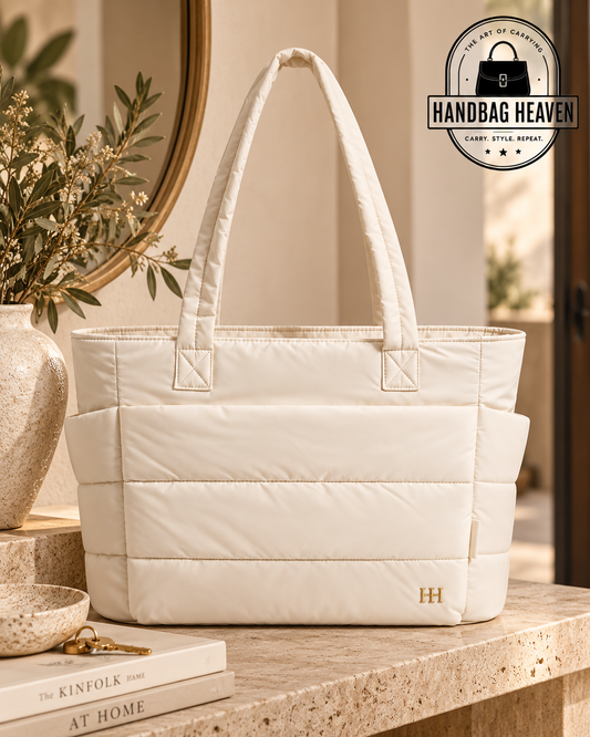 Women’s Lightweight Puffy Work Tote Bag