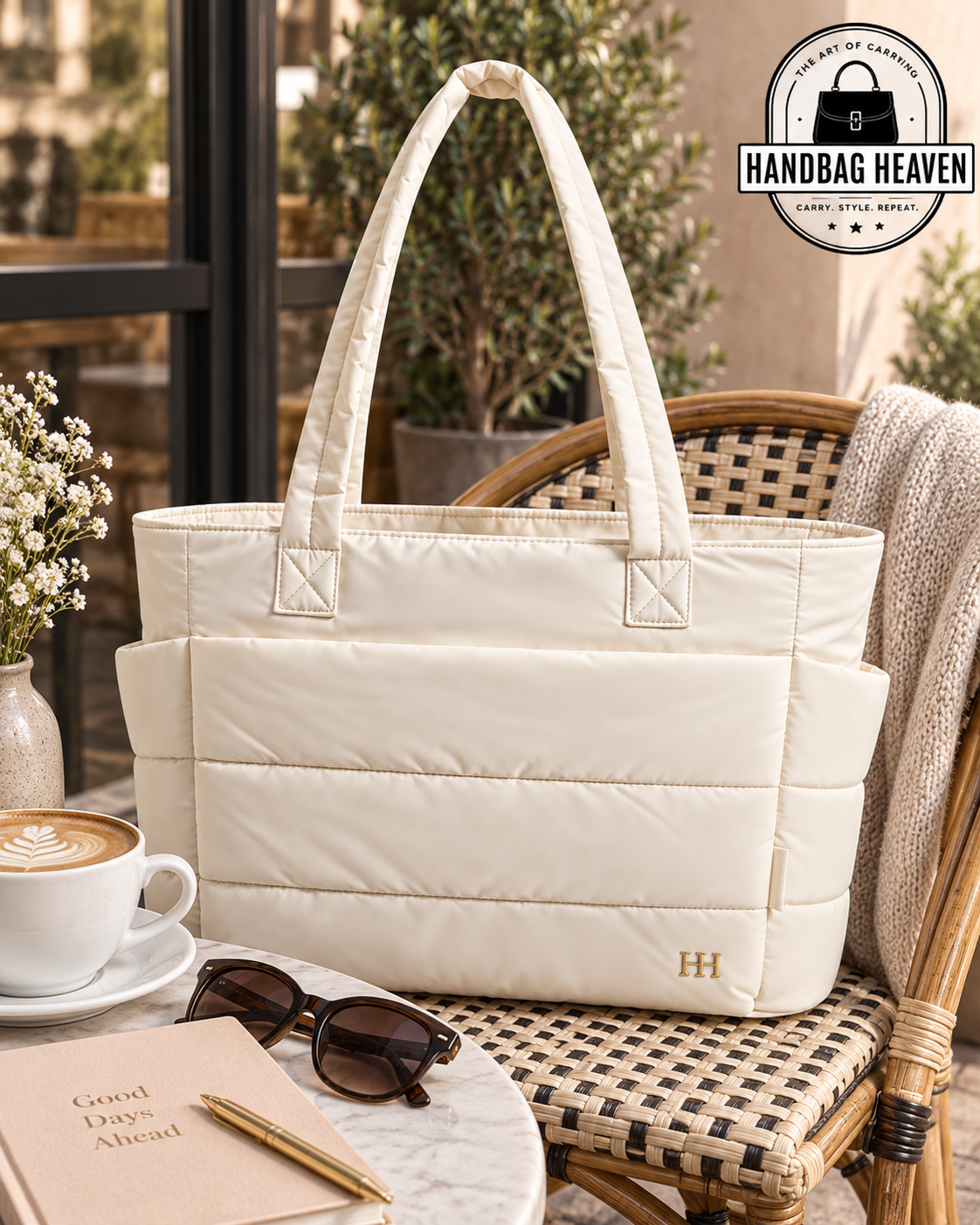 Women’s Lightweight Puffy Work Tote Bag
