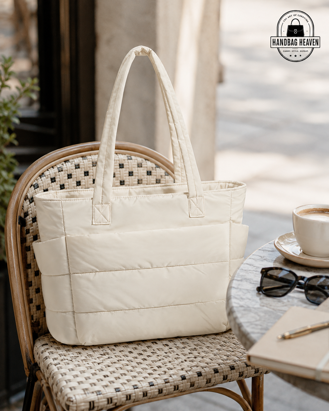 Women’s Lightweight Puffy Work Tote Bag
