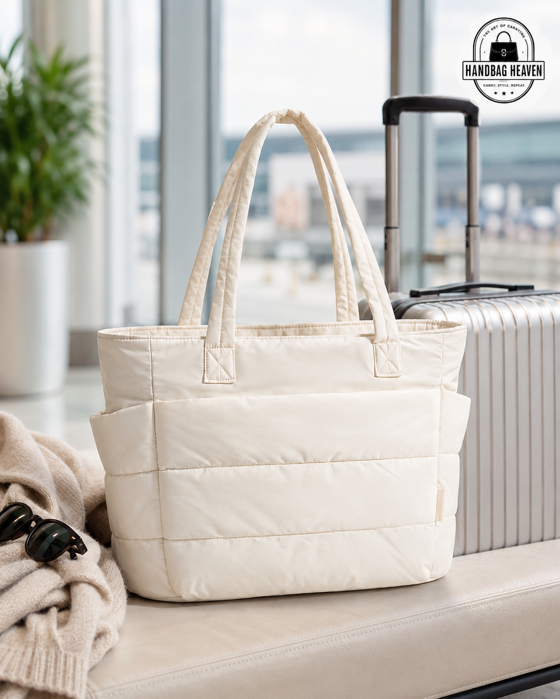 Women’s Lightweight Puffy Work Tote Bag