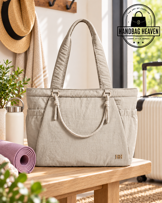 Women’s Yoga Tote Bag with Mat Holder