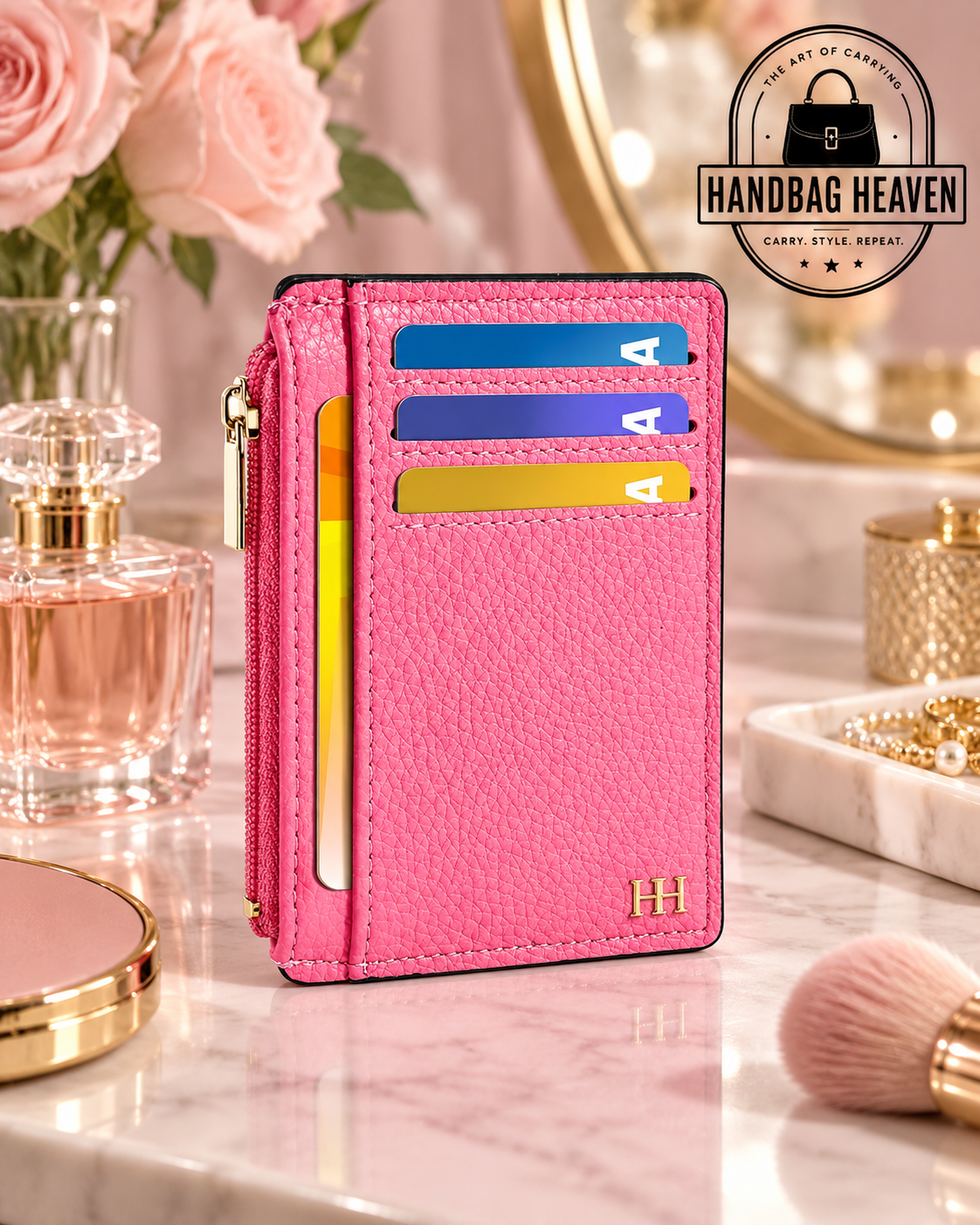 Women’s Slim Card Holder Wallet with ID Window