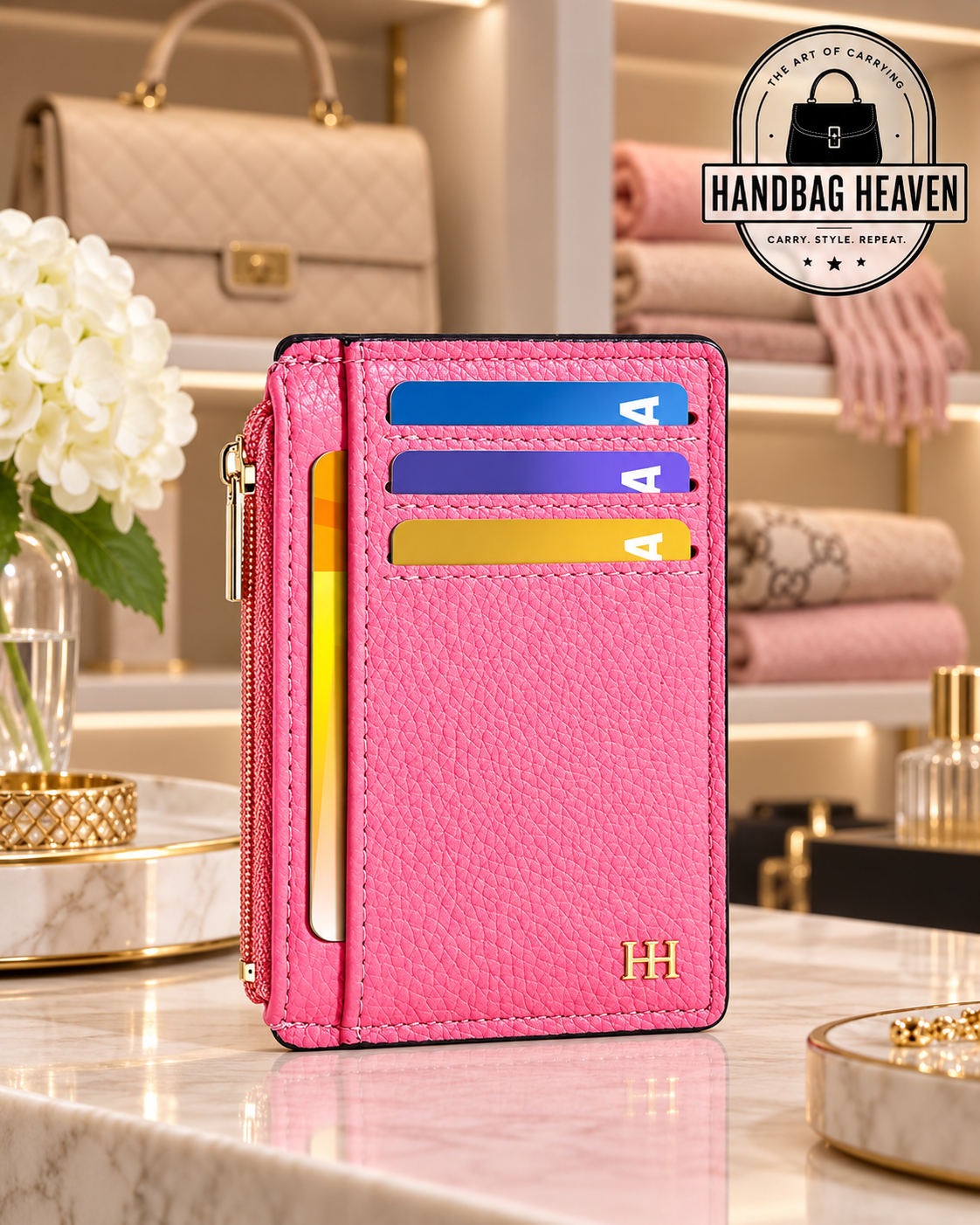 Women’s Slim Card Holder Wallet with ID Window