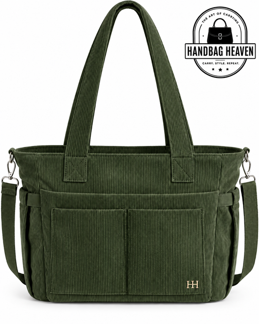 Women’s Corduroy Work Tote Bag