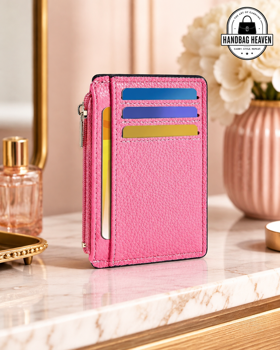 Women’s Slim Card Holder Wallet with ID Window