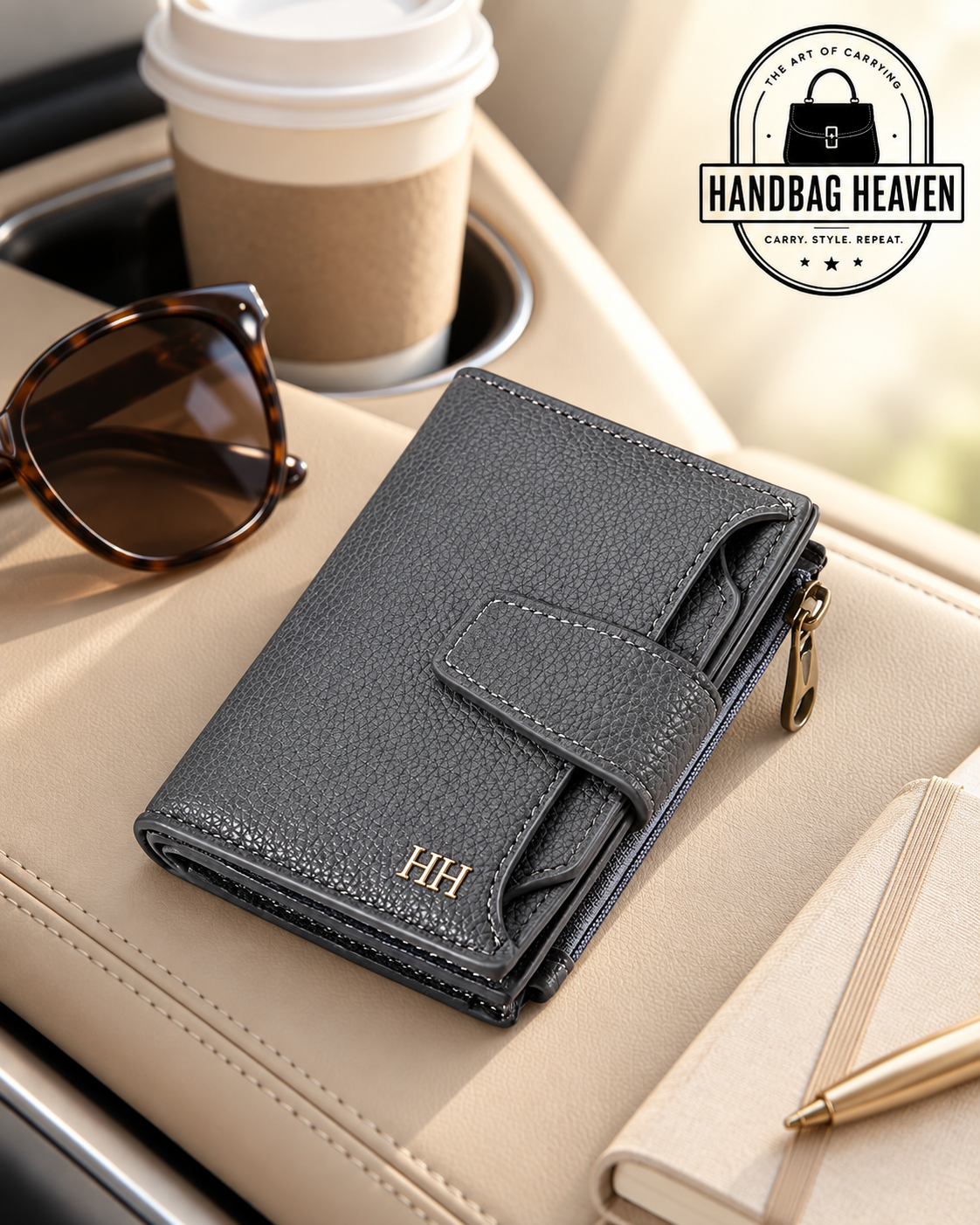 Women’s Compact Leather Bifold Wallet